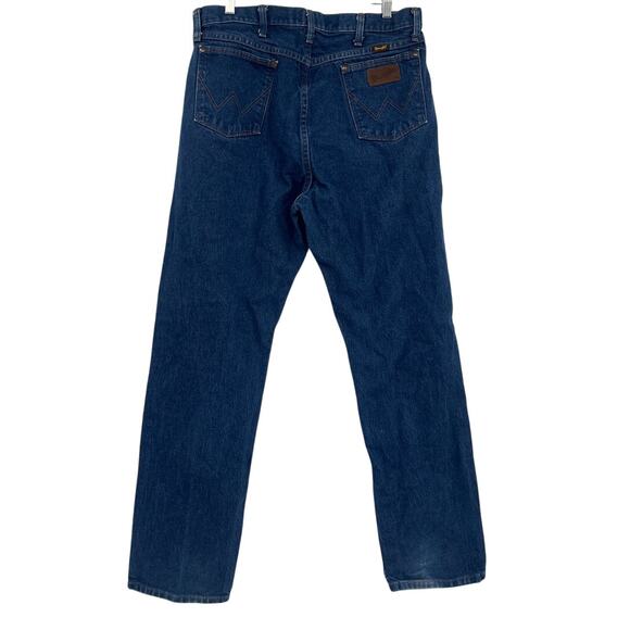 Wrangler 47MWZ Straight Mens Jeans 36x34 Cowboy Western Classic Ranch Durable - Picture 3 of 8